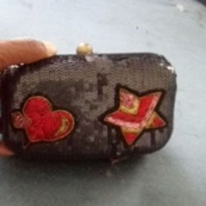 Steve Madden shoes size 8 U.S. and matching clutch